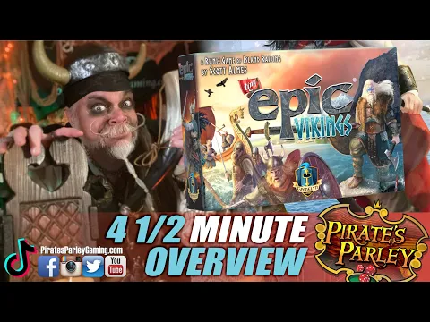 Tiny Epic Vikings - Pirate OVERVIEW!