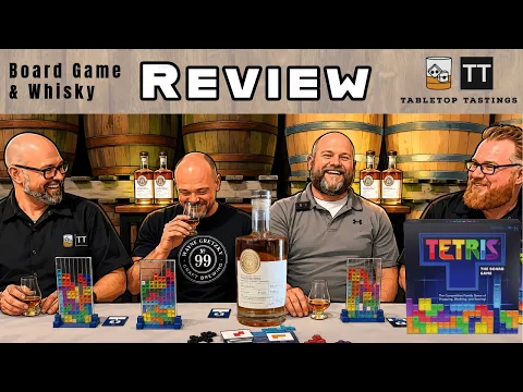 Tetris The Board Game & Wayne Gretzky Craftsmanship Series Toasted Rye - Board Game & Whisky Pairing