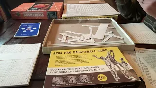Unboxing ORIGINAL 1965-66 APBA Basketball first-year set and the 1990s revision #apbabasketball