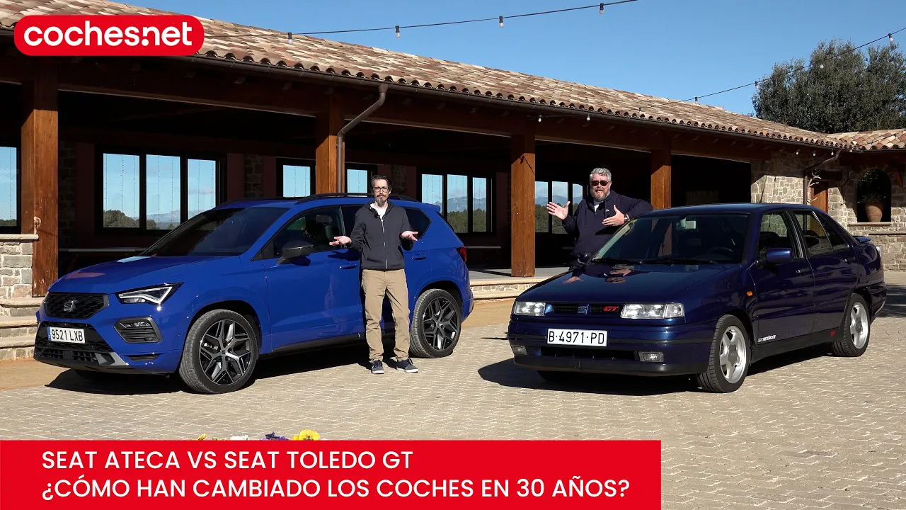 SEAT Toledo 1991 vs SEAT Ateca 2023 | Review en español | coches.net