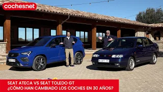 SEAT Toledo 1991 vs SEAT Ateca 2023 | Review en español | coches.net