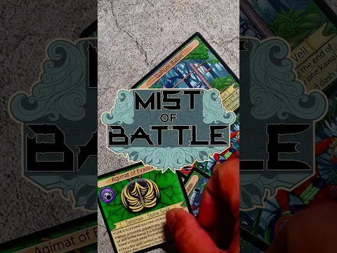 Mist of Battle Card Game Intro Reel #cardgame #filipino #boardgames #tikbalang #diwata #cryptids