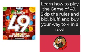 Game of 49 Learn How to Play by Purge Reviews