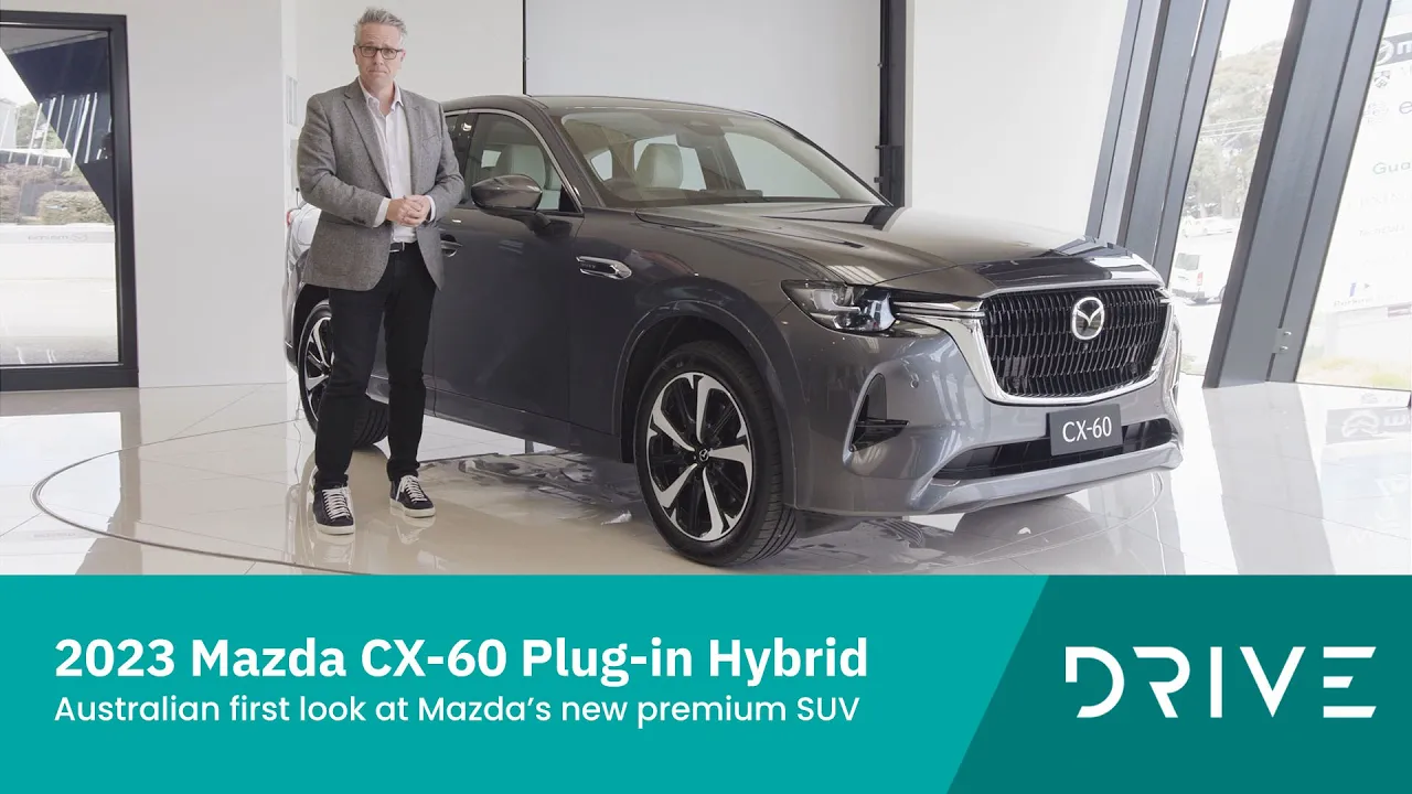2023 Mazda CX-60 Plug-In Hybrid | Australia First Look At Mazda's New Premium SUV | Drive.com.au