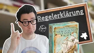Regeln (+ Aufbau) | Race to the New Found Land [Hans im Glück] [ger]
