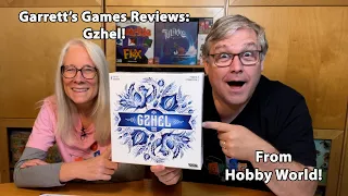 Creating Russian Porcelain Patterns - Garrett's Games Reviews Gzhel from Hobby World