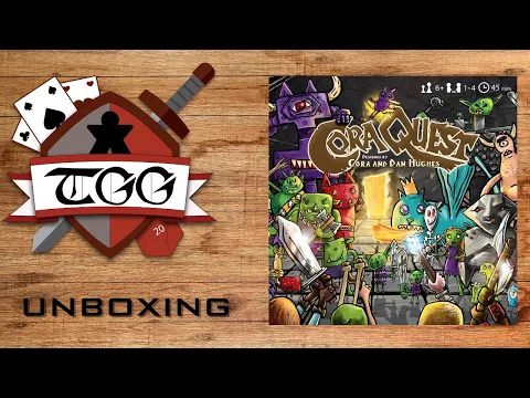CoraQuest Board Game Unboxing