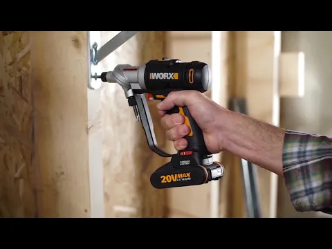 Furadeira e Parafusadeira a Bateria Worx com Bolsa, Carregador, Bateria e Jogo com 16 Brocas 20V 1/4" WX176 Bivolt