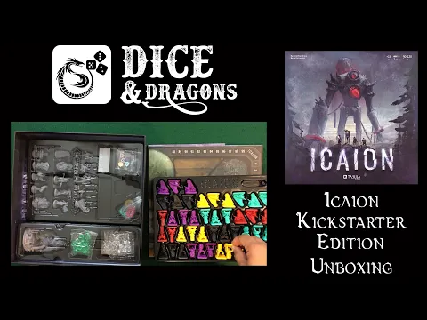 Dice and Dragons - Icaion Kickstarter Edition Unboxing