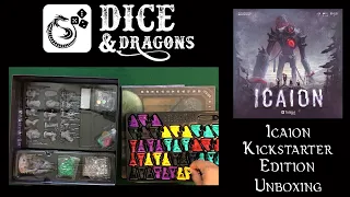 Dice and Dragons - Icaion Kickstarter Edition Unboxing