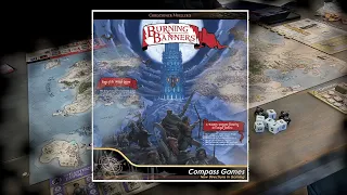 Powalajaca gra w klimacie fantasy Burning Banners Compass Games Unboxing - Hexmagazine tale 195