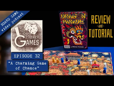 Reiner Knizia's DRAGON PARADE Board Game Review + How To Play Tutorial E32:A Charming Game of Chance