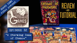 Reiner Knizia's DRAGON PARADE Board Game Review + How To Play Tutorial E32:A Charming Game of Chance