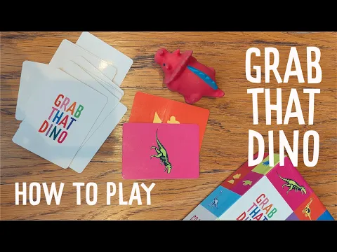 How to Play GRAB THAT DINO | A Fast-Paced Party Card Game