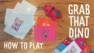 How to Play GRAB THAT DINO | A Fast-Paced Party Card Game