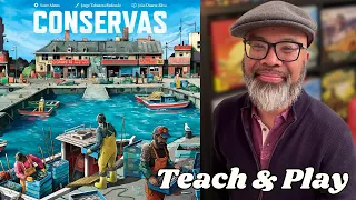 Conservas: Sustainable fishing in this solo game by Scott Almes!