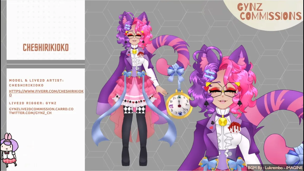 Live2D Rigging VTuber Model Fullbody by Gynz Live2D Rig (@GynzL2DRig ...