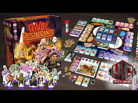 Rival Restaurants Gameplay playthrough- Kickstarter