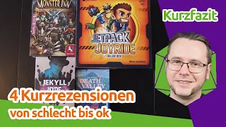 4 Brettspiel-Kurzrezensionen - von schlecht bis ok | staygeeky