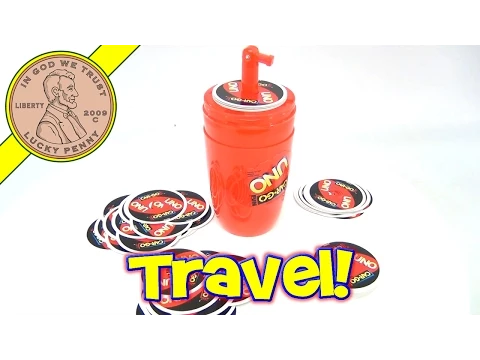 Car-Go Fun, UNO Travel Family Card Game, 2004 Mattel Toys