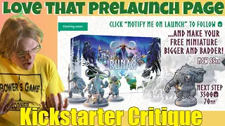 Runar - Kickstarter Critique Review