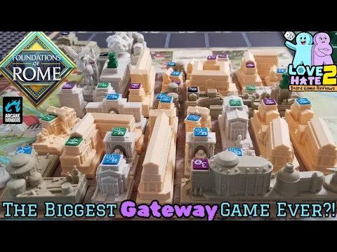 Biggest Gateway Game Ever?! A Non-Gamer's Review Of Foundations Of Rome | Arcane Wonders