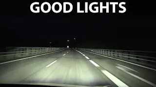 Tesla Model Y Juniper adaptive headlights test