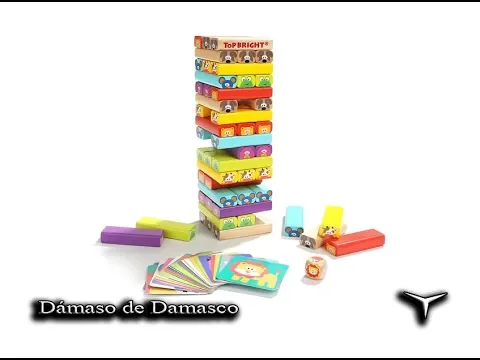 Unboxing/Tutorial Jenga animal (Juego de mesa-Español) // Juguemos: 344