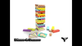 Unboxing/Tutorial Jenga animal (Juego de mesa-Español) // Juguemos: 344