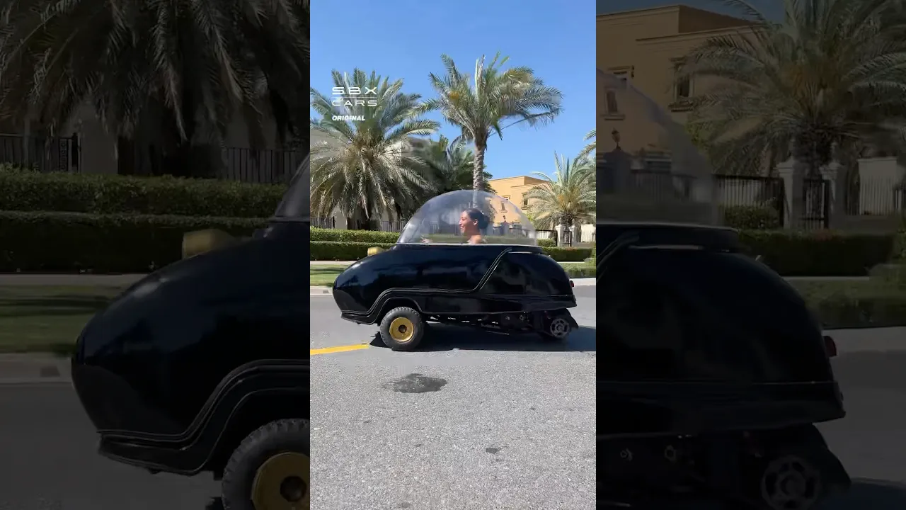 A Fish Bowl Car?! 🤯 #cars #driving #vehicles