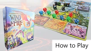 Champions of Wind & Fire - Board Game Rules - how to play