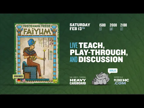 Faiyum --- solo Play-through by Heavy Cardboard