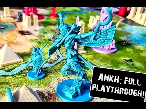 Ankh board game from CMON: Full Play through