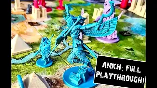 Ankh board game from CMON: Full Play through