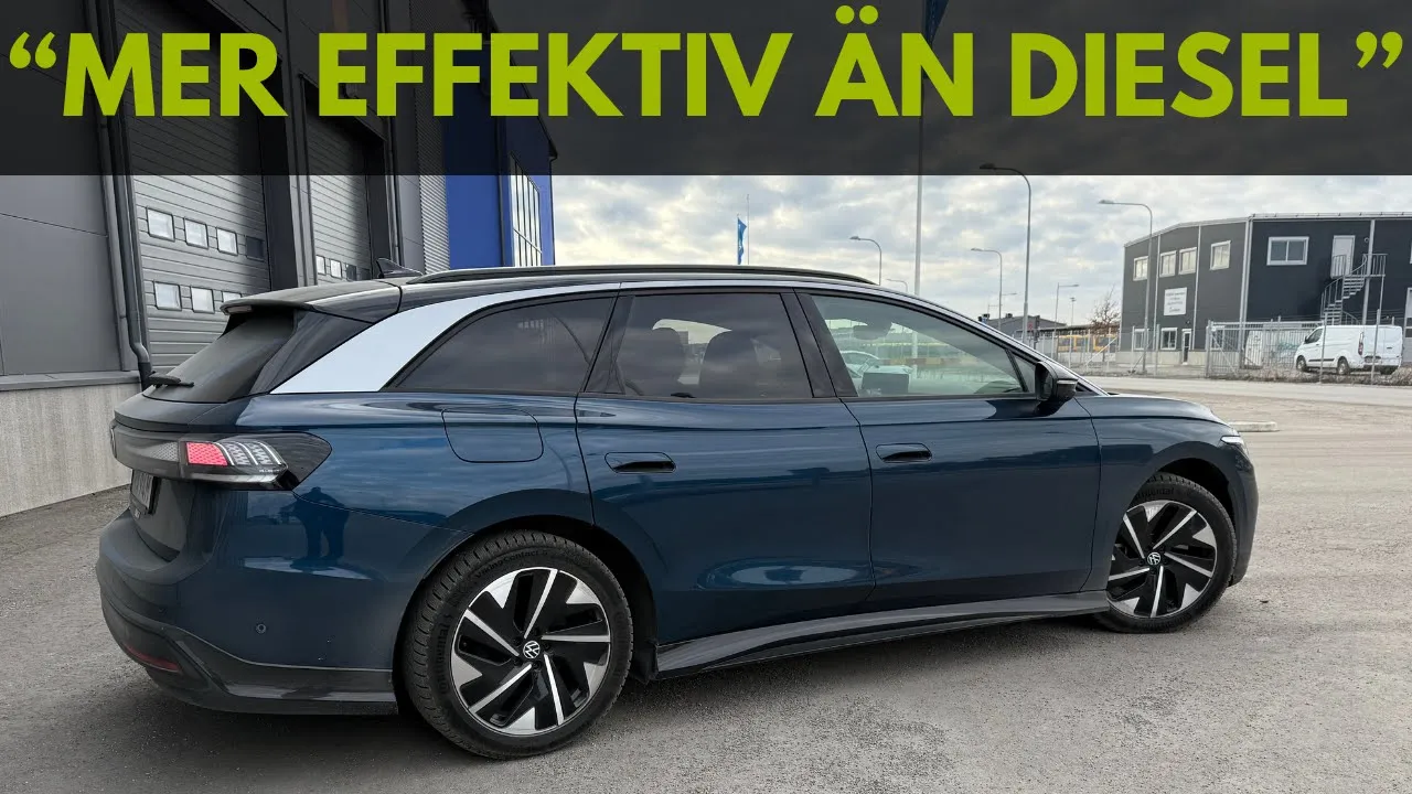 VW ID.7 Pro S Tourer till GBG - Motvind förstör | Elbilsmagasinet