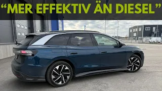 VW ID.7 Pro S Tourer till GBG - Motvind förstör | Elbilsmagasinet