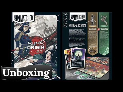 Unmatched: Sun's Origin - Unboxing