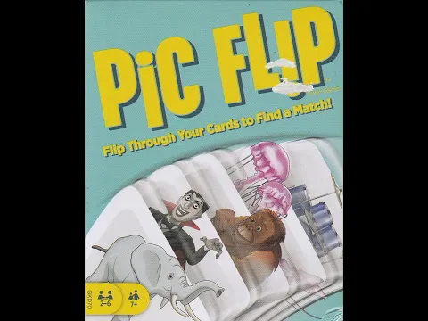 Pic Flip card game (2019, Mattel) -- What's Inside