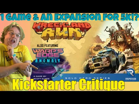 Wreckland Run - A solo game from the creators of Warp's Edge - Kickstarter Critique Review