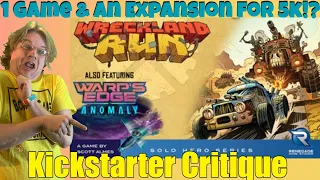 Wreckland Run - A solo game from the creators of Warp's Edge - Kickstarter Critique Review