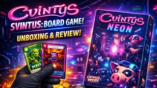 SVINTUS NEON board game @boardgameworld