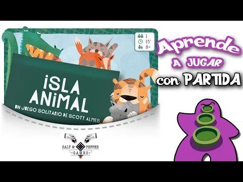 Isla Animal - Cómo se juega - TUTORIAL con partida - Juego de Mesa
