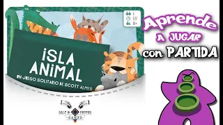 Isla Animal - Cómo se juega - TUTORIAL con partida - Juego de Mesa