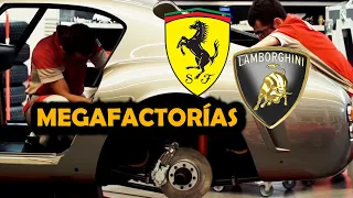 MEGAFACTORIAS: FERRARI vs LAMBORGHINI - DUELO de FÁBRICAS (desde dentro)