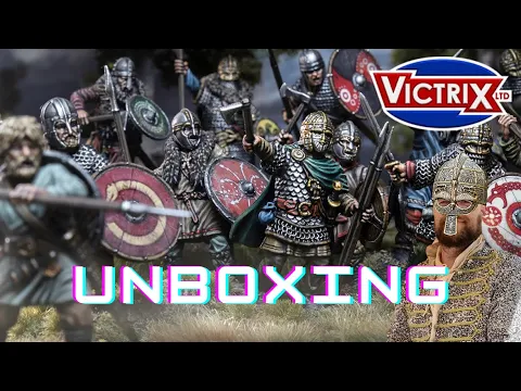 Early Saxon Warriors (armoured and unarmoured) from Victrix Limited (Unboxing)