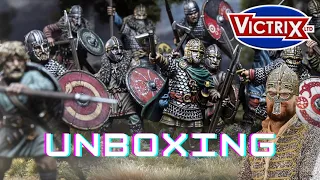 Early Saxon Warriors (armoured and unarmoured) from Victrix Limited (Unboxing)