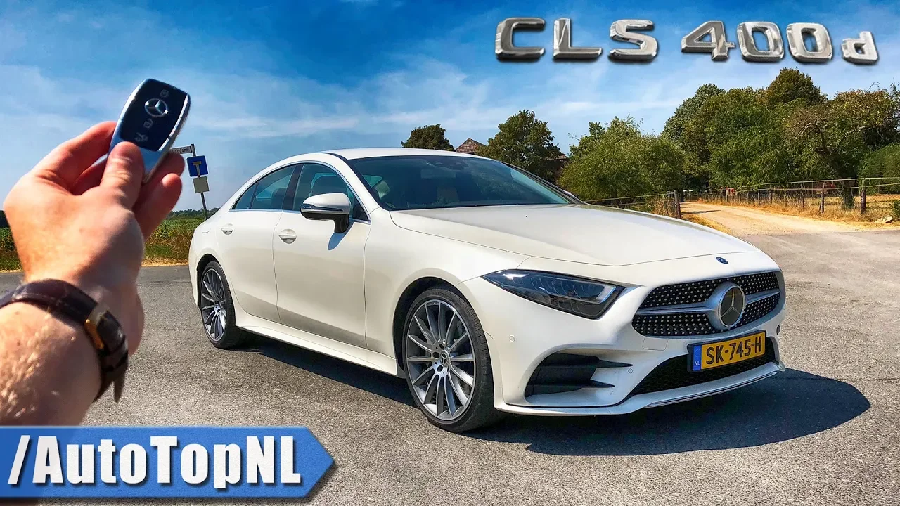 2019 Mercedes Benz CLS 400d REVIEW POV on AUTOBAHN & ROAD by AutoTopNL