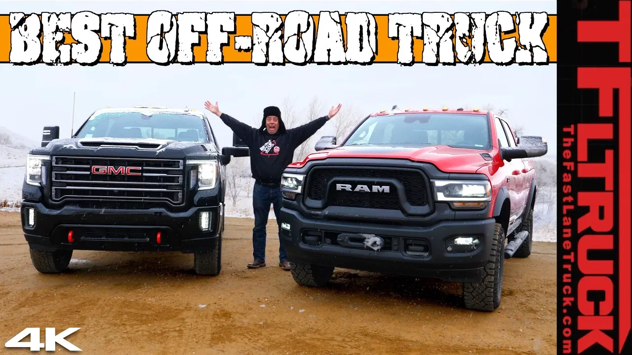 Ram Power Wagon vs GMC Sierra HD AT4: You’ll Be Surprised Which One Has Better Off-Road Specs!