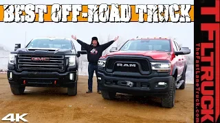 Ram Power Wagon vs GMC Sierra HD AT4: You’ll Be Surprised Which One Has Better Off-Road Specs!