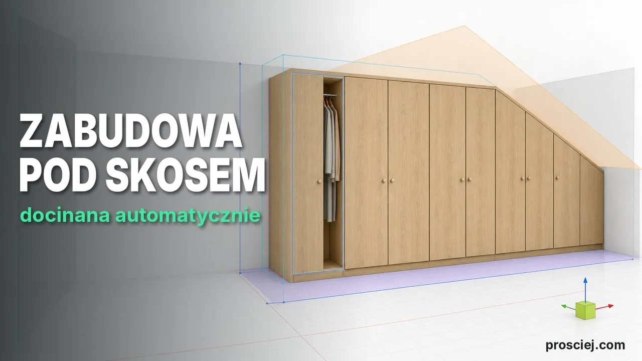 Thumbnail for 3D Sloped Fitted Furniture: Slanted Cut Panels